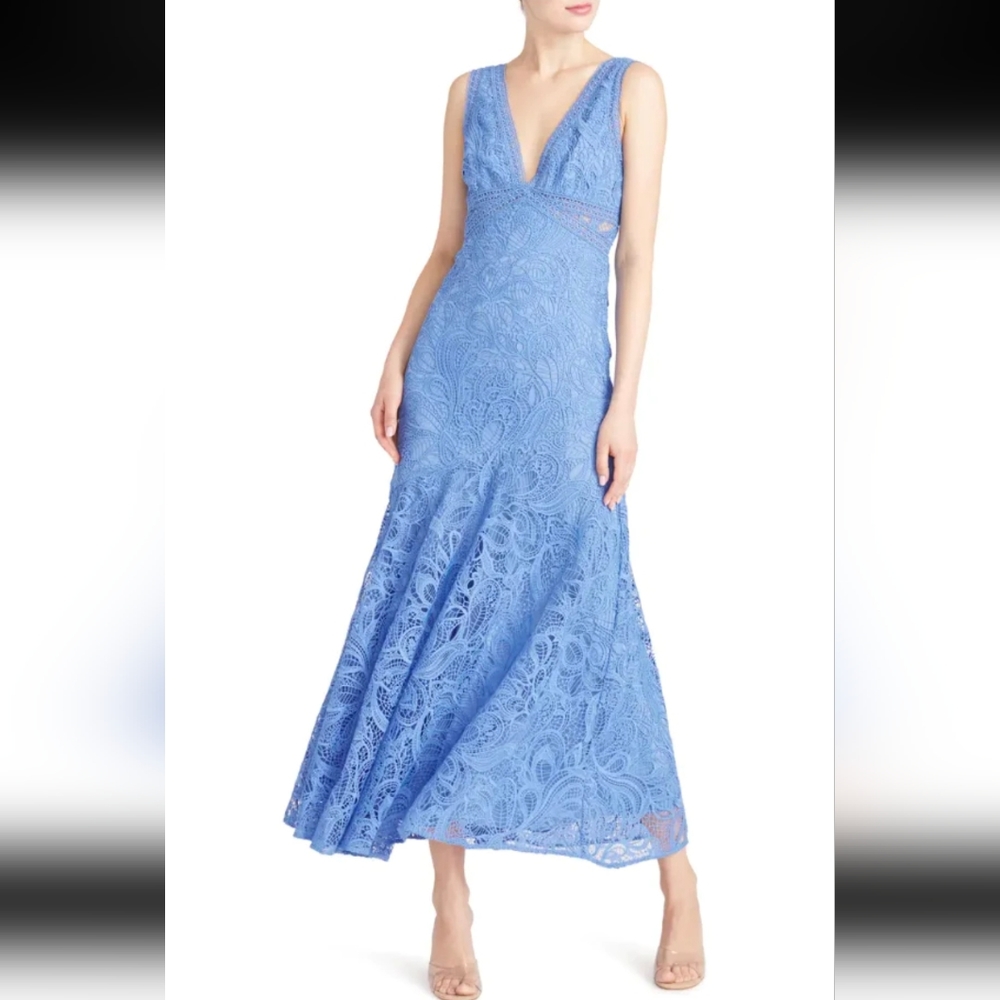 Monique lhuiller Opal Sleeveless Lace Dress